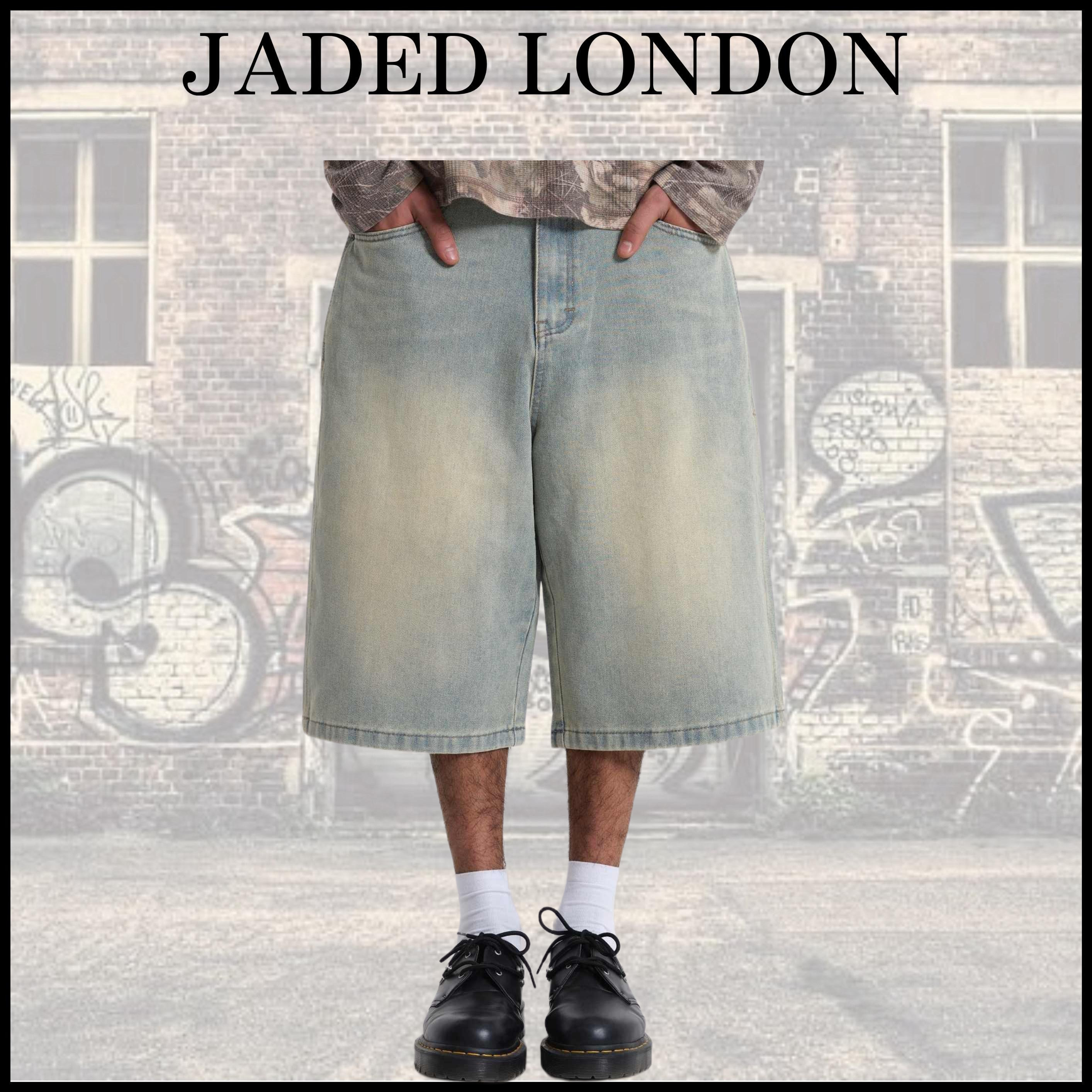 【JADED LONDON】送料関税込み Light Wash Jumbo Jorts