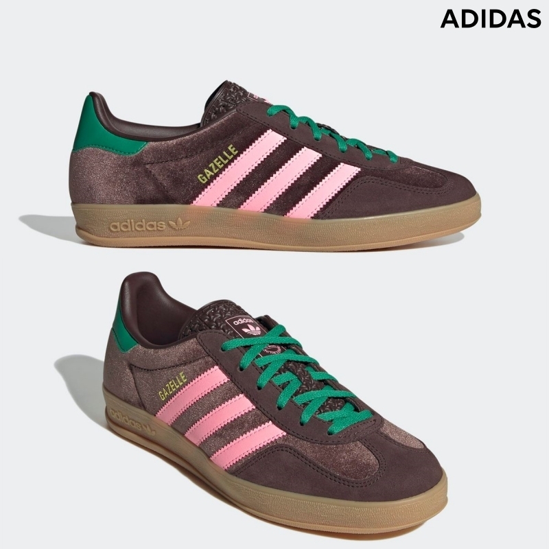 [ADIDAS] スニーカー ガゼル GAZELLE INDOOR ダークブラウン