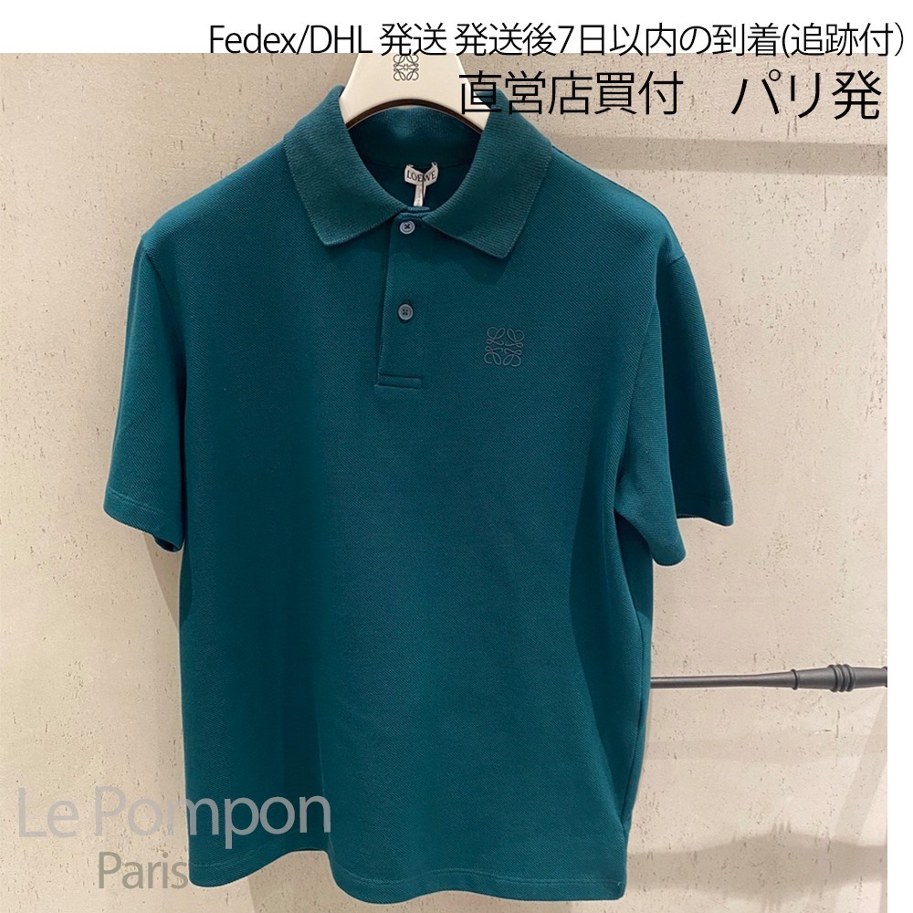 LOEWE☆ポロシャツ ダークグリーン