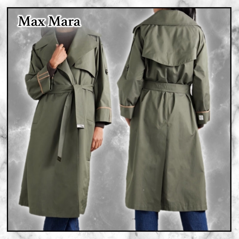 ◆MAX MARA 最新作◆The Cube ベルト付き トレンチコート◆