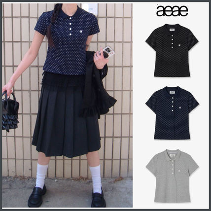 MUSINSA公式 | AEAE DOT PK T-SHIRTS [BLACK]