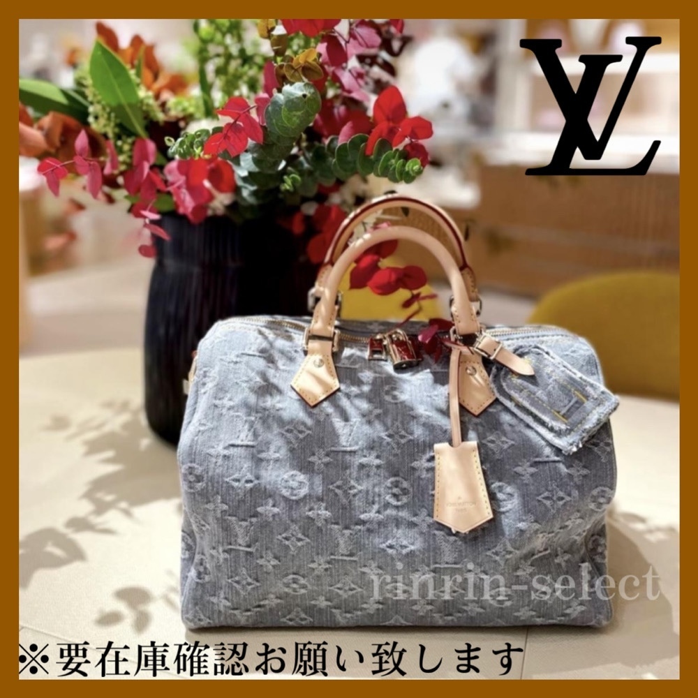 デニムLV♡【LouisVuitton】スピーディーソフト30 バッグ♪