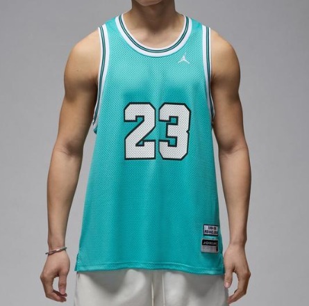 【NIKE】ナイキ M J ESS SUMMER JERSEY WASTEA/WHT 国内発送