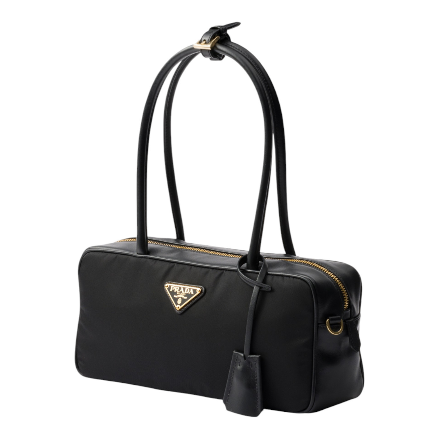 PRADA プラダ パドロック付 スモール ハンドバッグ 1BB133