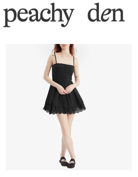 ワンピース Peachy Den Renee Mini Dress
