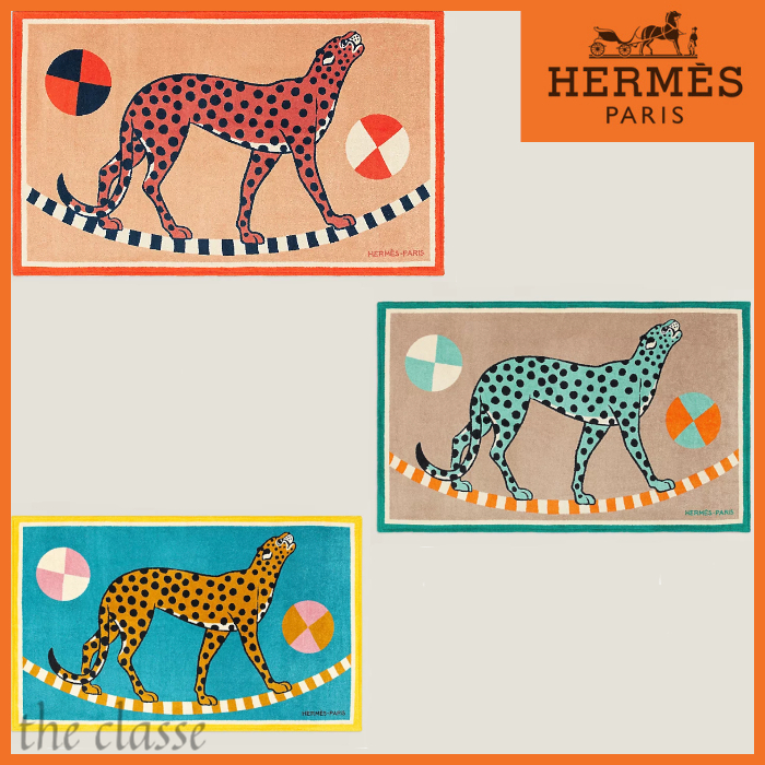 【POPなチータ3色☆】肌触りの良いコットン◆HERMESビーチタオル