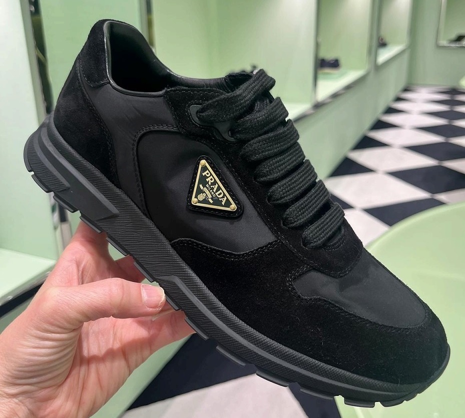 スニーカー PRADA 1E921N_D7C_F0002 PRAX 2.0 RE-NYLON AND SUEDE SNEAEKERS