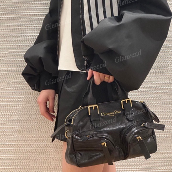 【上品☆】Dior Grand Tour ボウリングバッグ スモール DIOR】Grand Tour ボウリングバッグ スモール
