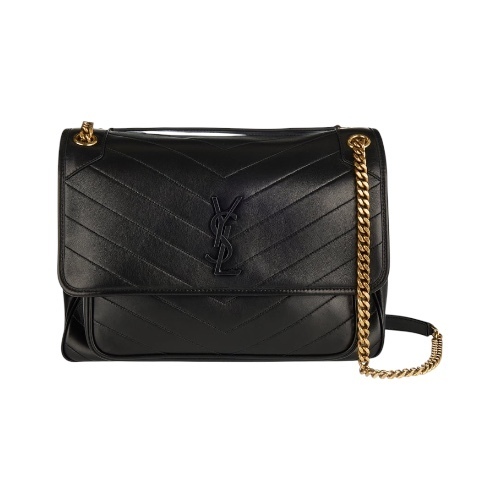 【SAINT LAURENT】NIKI レザー ラージ ショルダーバッグ