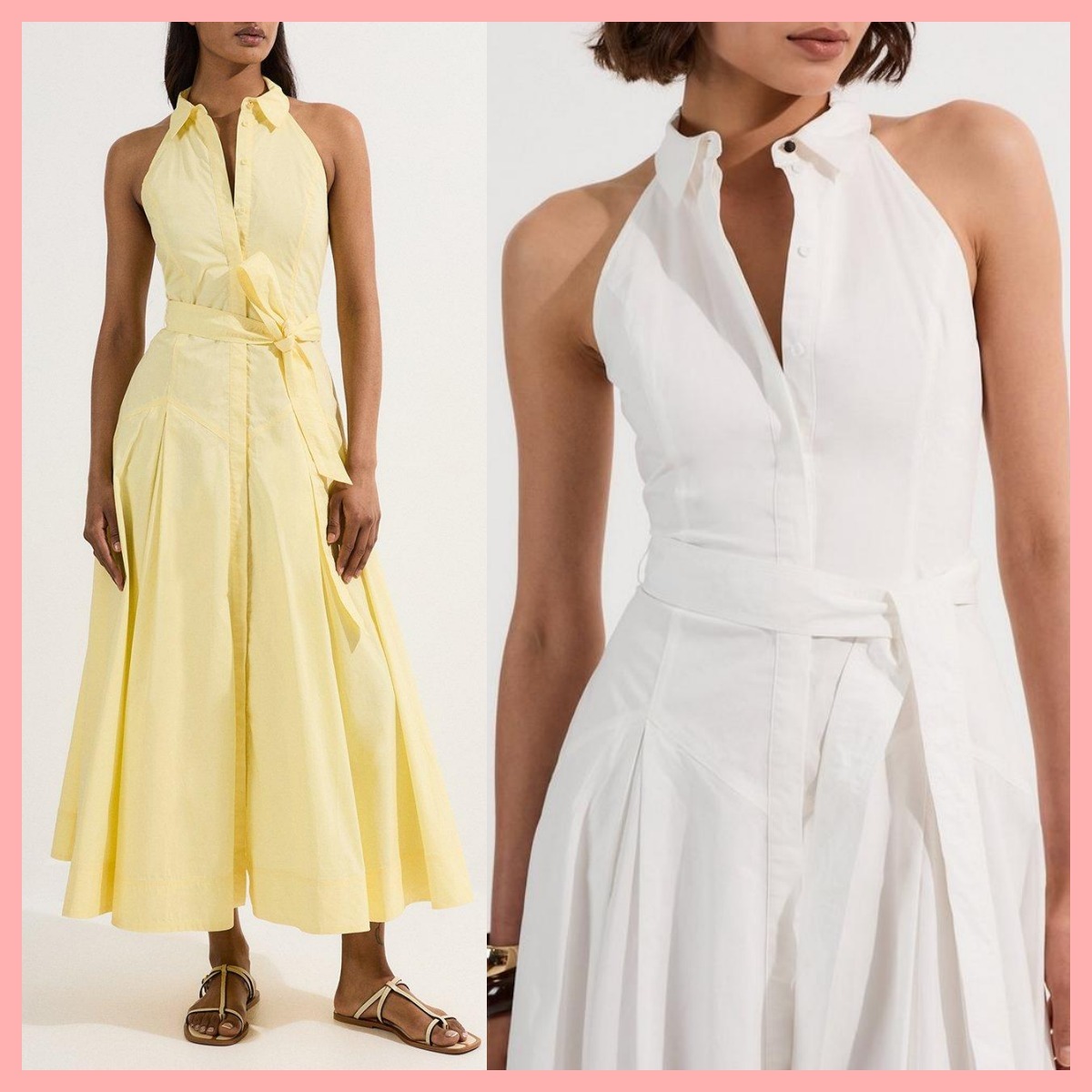 日本未入荷★Karen Millen ノースリーブシャツワンピース
