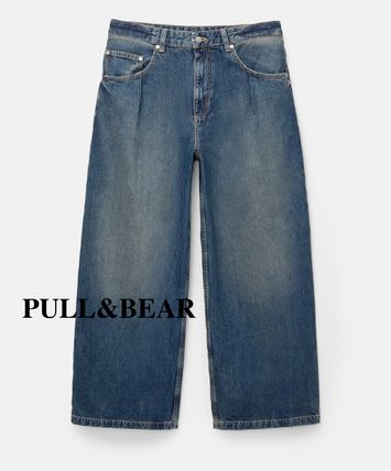 ★日本未入荷*PULL&BEAR*新作*DARTEDスーパーバギーデニム/PB★ ☆日本未入荷*PULL&BEAR*新作*DARTEDスーパーバギーデニム/NB
