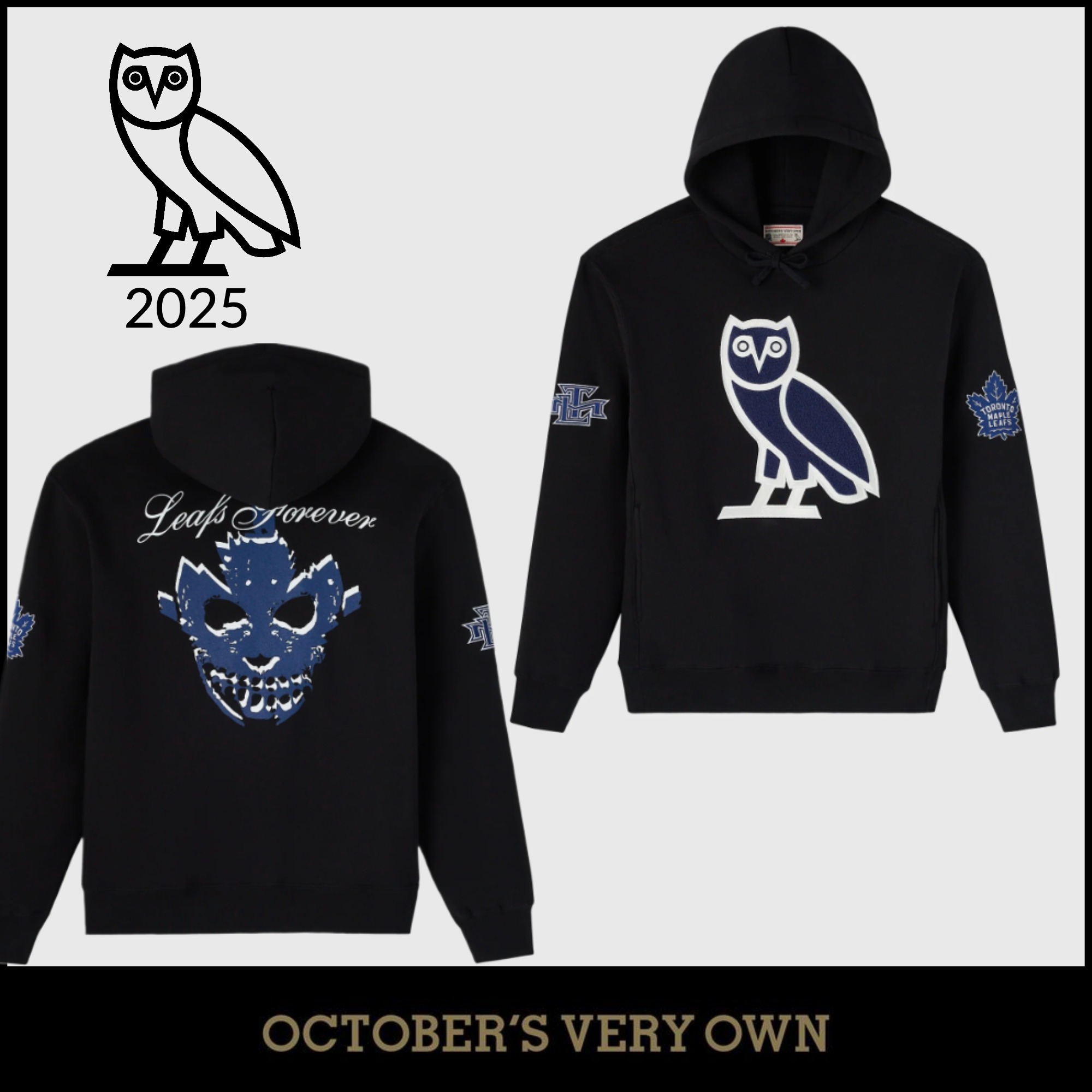 OVO X Toronto Maple Leafs☆コラボ フーディ