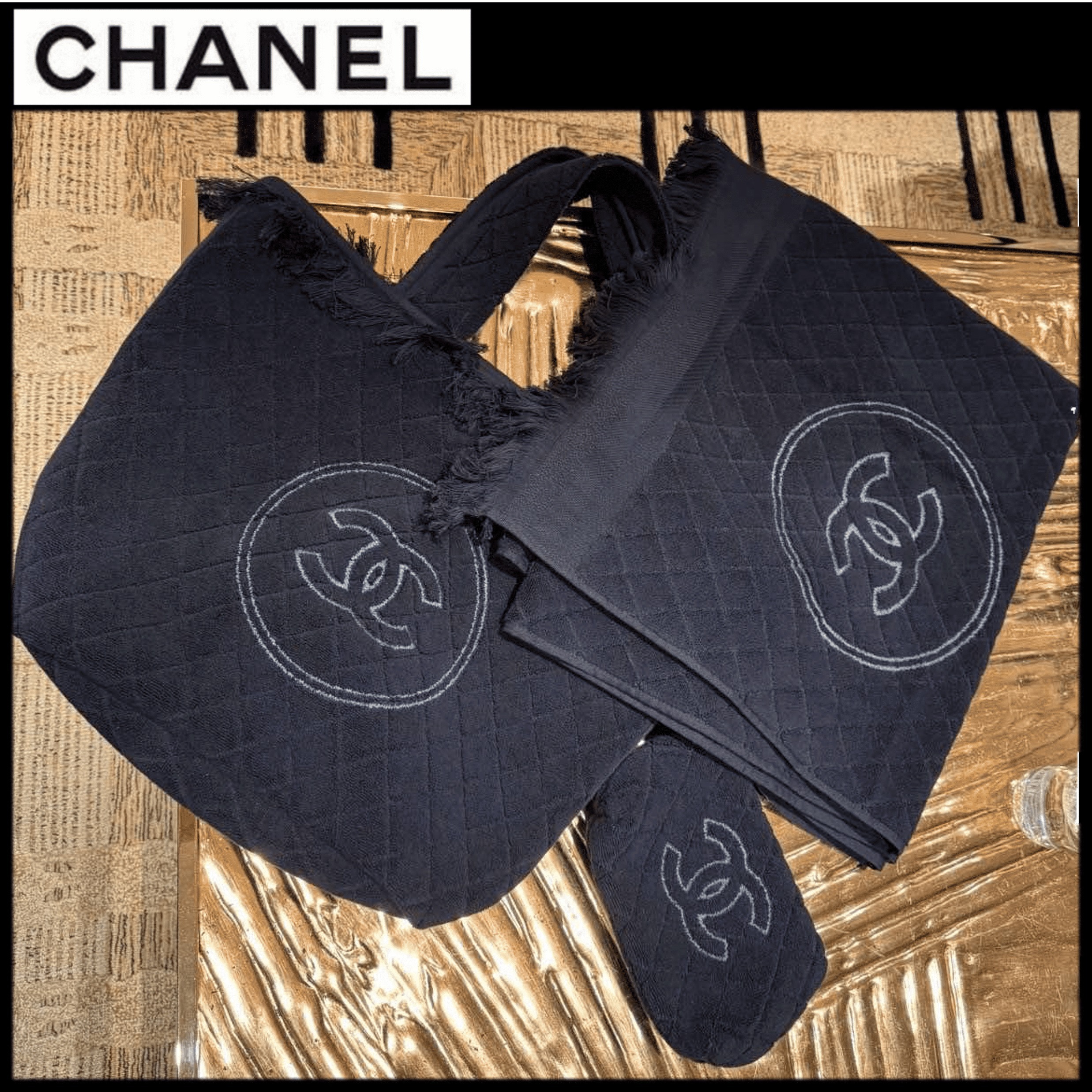 リゾートシーンにぴったり【CHANEL】ビーチセット