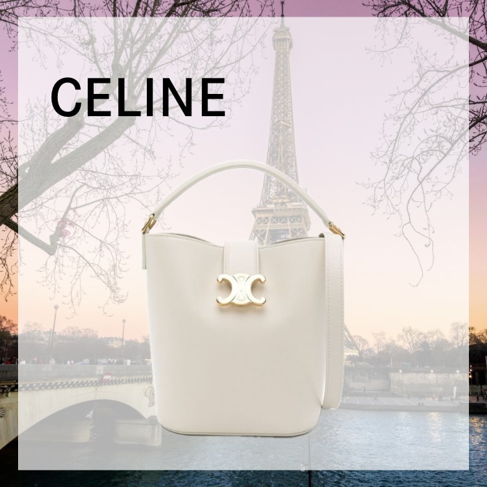CELINE◆トート ショルダーバッグ ホワイト