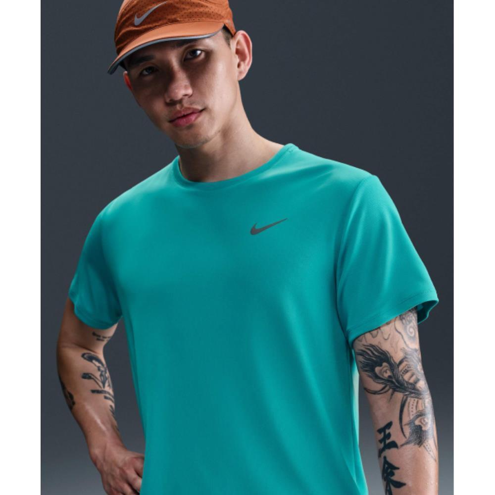 ★★Nike★★ Dry Fit UV Miler Short Sleeve Running Top M Dus