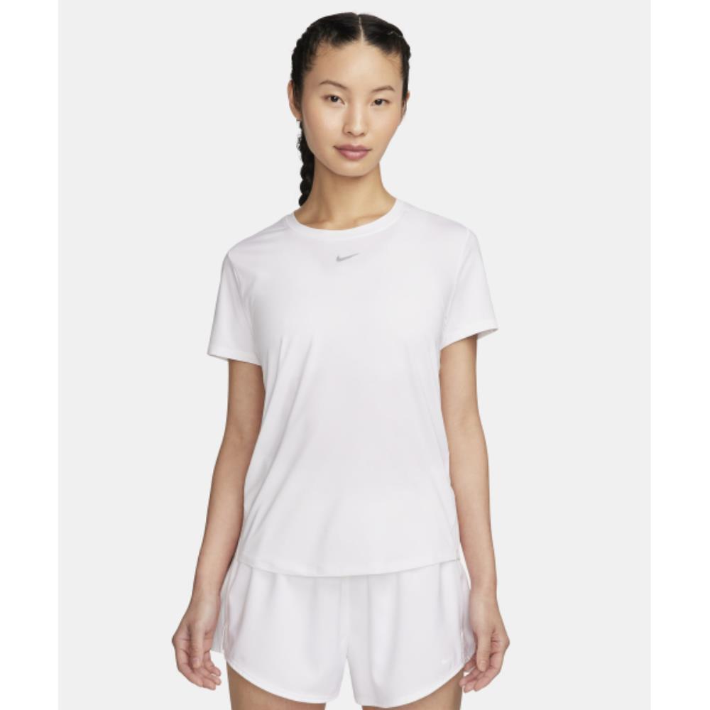 ★★Nike★★ One Classic Dry Fit Short Sleeve Top W White Bl