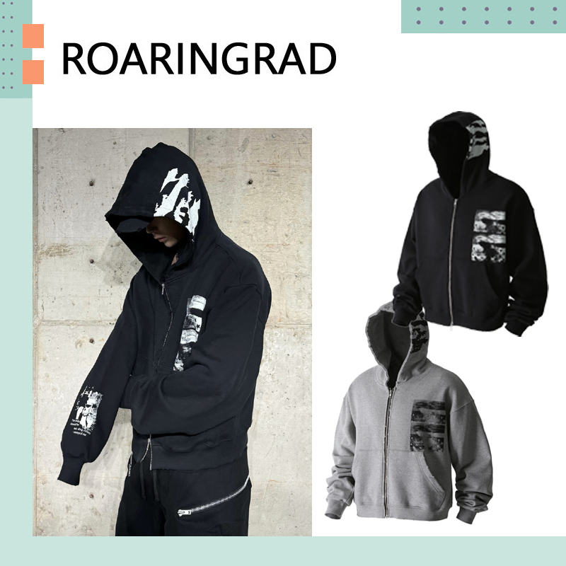 ROARINGRAD ♥ WASHED HOODIE ZIP-UP/追跡付