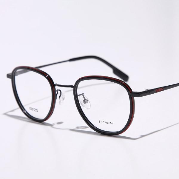 KENZO メガネ KZ50097F ウェリントン型 細フレーム