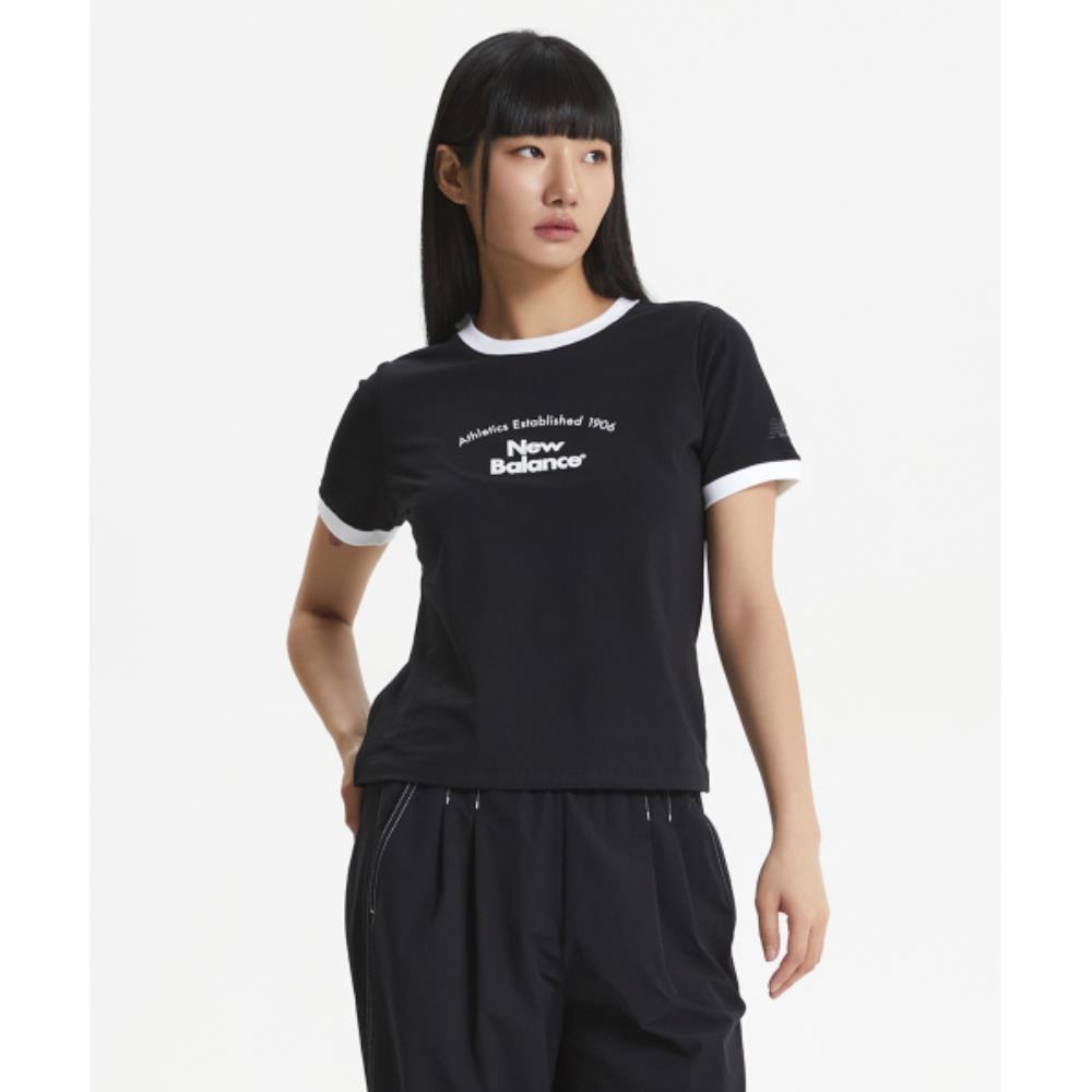 ★★New Balance★★ NBNEF2W512 WOMEN RINGER HALF SLEEVE T-SH