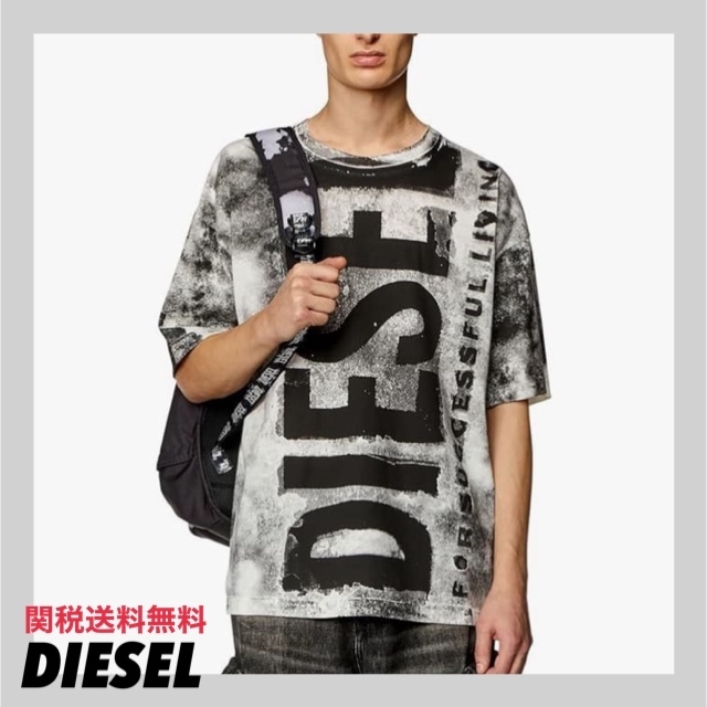 DIESEL ディーゼル トップス ディーゼル ロゴ 半袖 Tシャツ