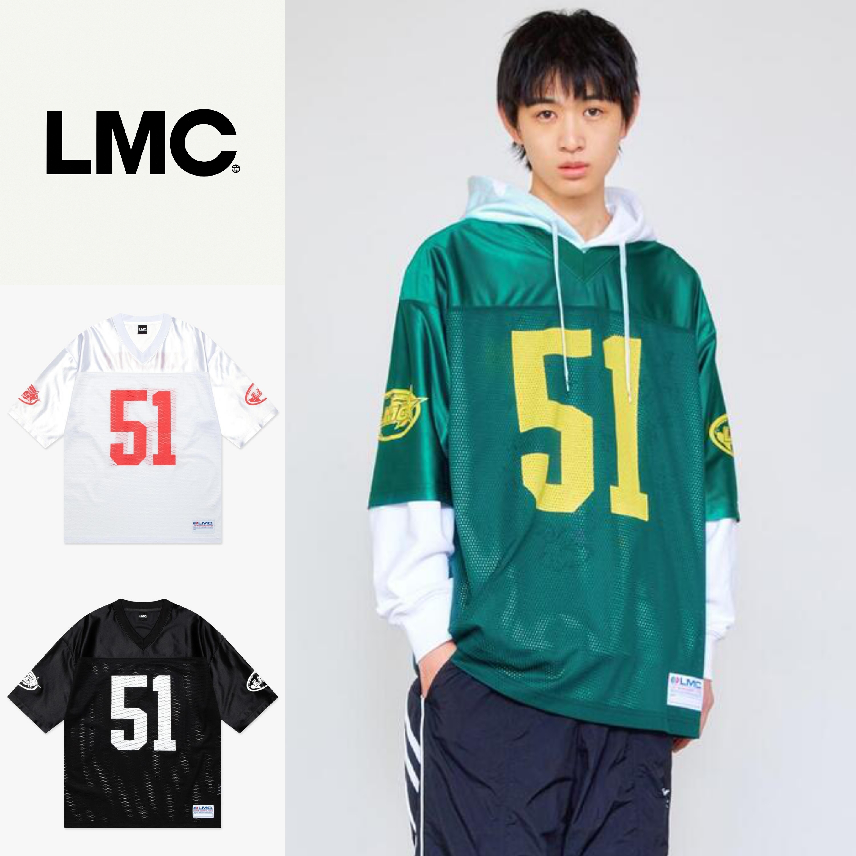 さらに100円引き◆LMC◆STAR FOOTBALL JERSEY