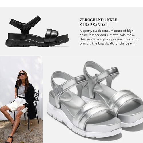 完売前に!Cole Haan Zerogrand ストラップ platform サンダル