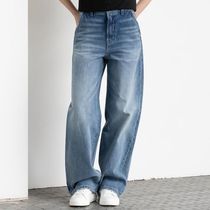 Calvin Klein Trouser barrel fit mid blue denim
