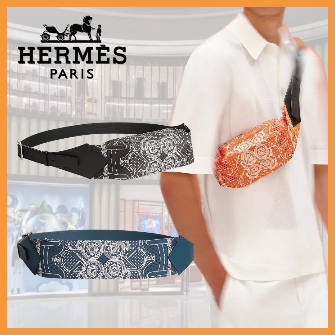 【スタイリッシュなアイテム★】HERMES バッグ バナシルク