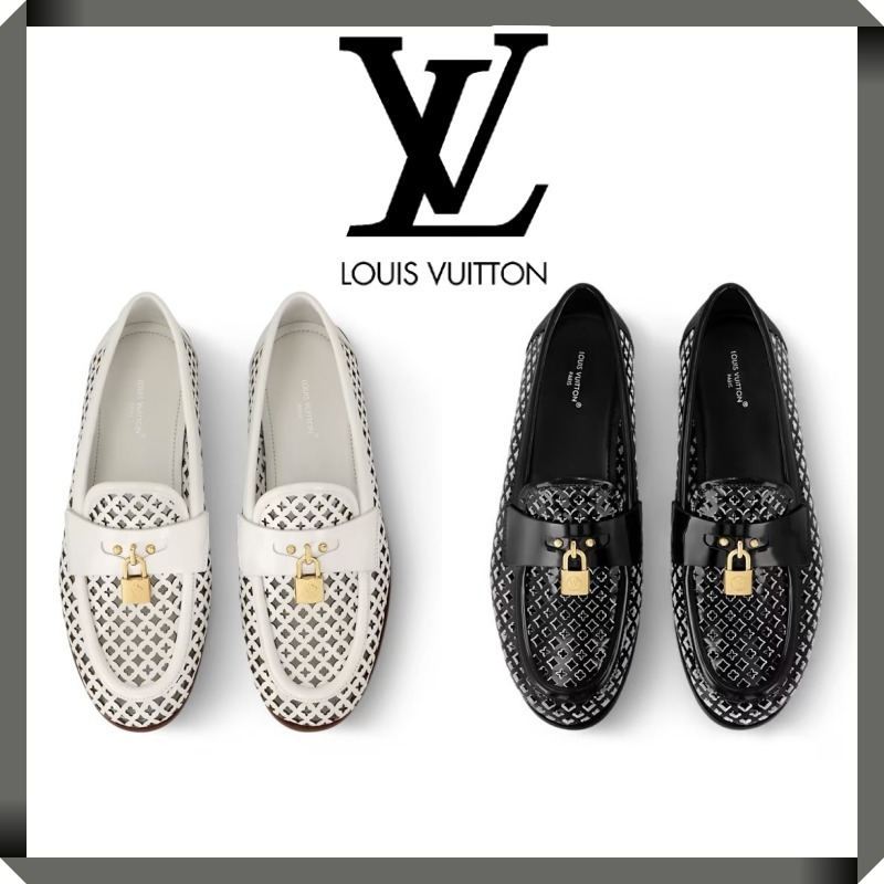 Louis Vuitton◆チェスローファー モノグラムメッシュレザー