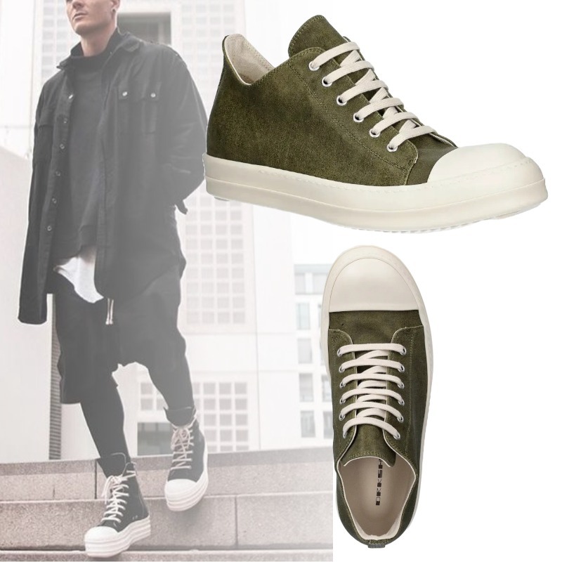 大人気! RICK OWENS ローカット スニーカー シンプル 合せやすい