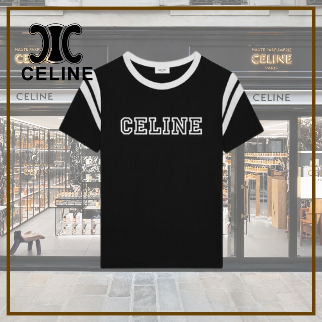 【CELINE】CELINE ルーズTシャツ★ブラック★M