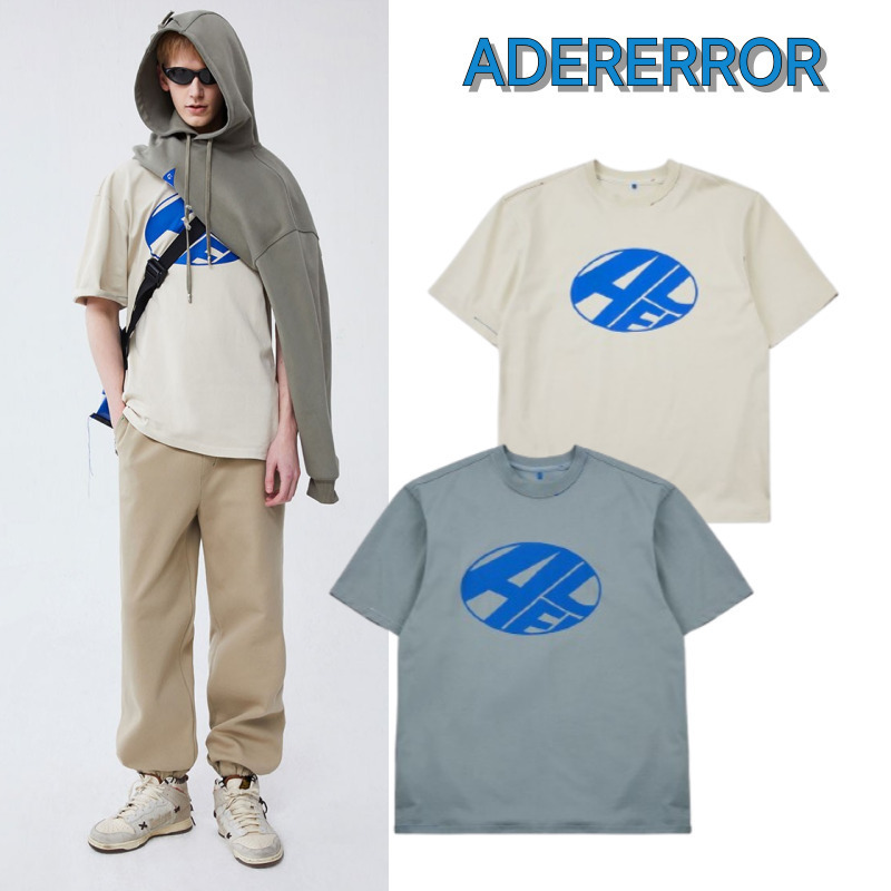 [ADERERROR] Distort B logo t-shirt 2Color ユニセックス