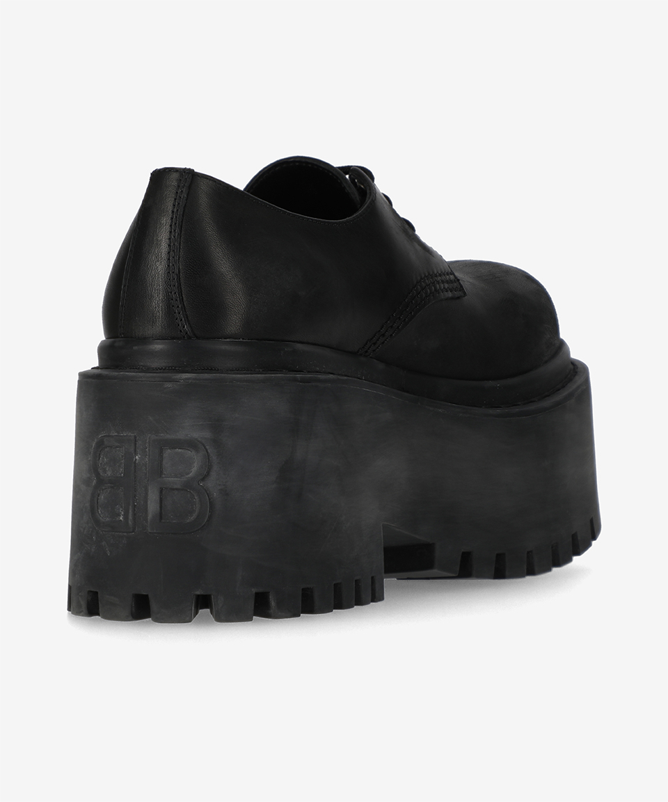《BALENCIAGA》 ストライクプラットフォーム ダービーシューズ