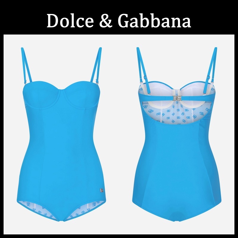 【Dolce & Gabbana】ワンピーススイムスーツ バルコネット 水着