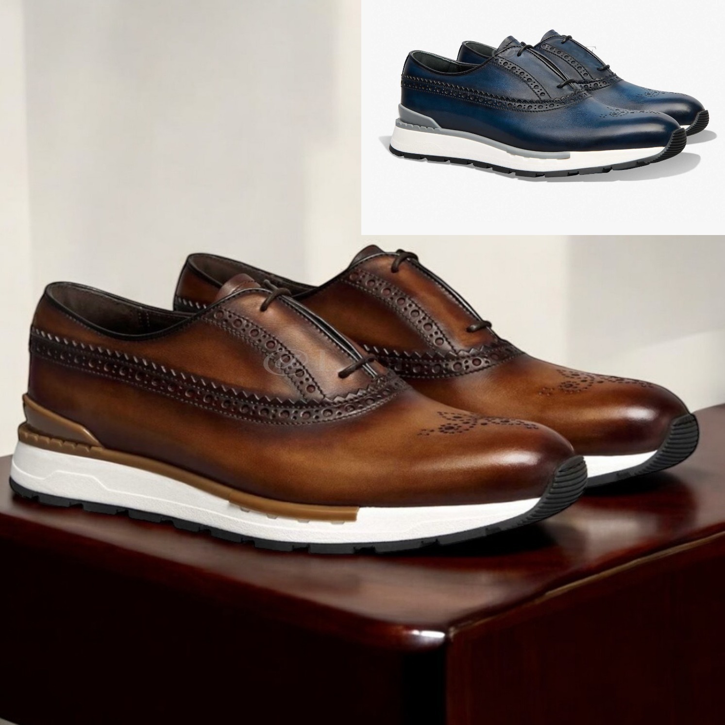 【直営店VIP価格】Berluti★Fast Track レザースニーカー