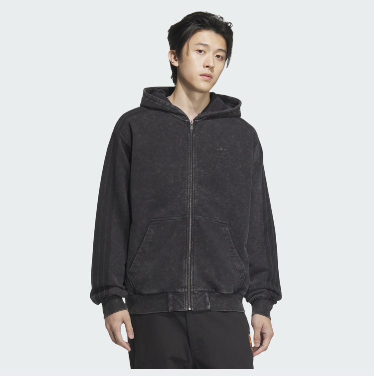 【adidas】WASHED HOODED JACKET フーディ ジャケット