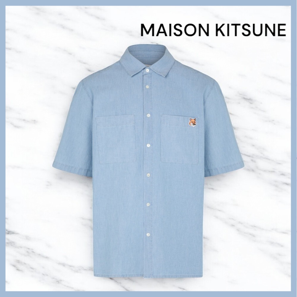 【Maison Kitsune】フォックスロゴ 半袖 リラックスTシャツ