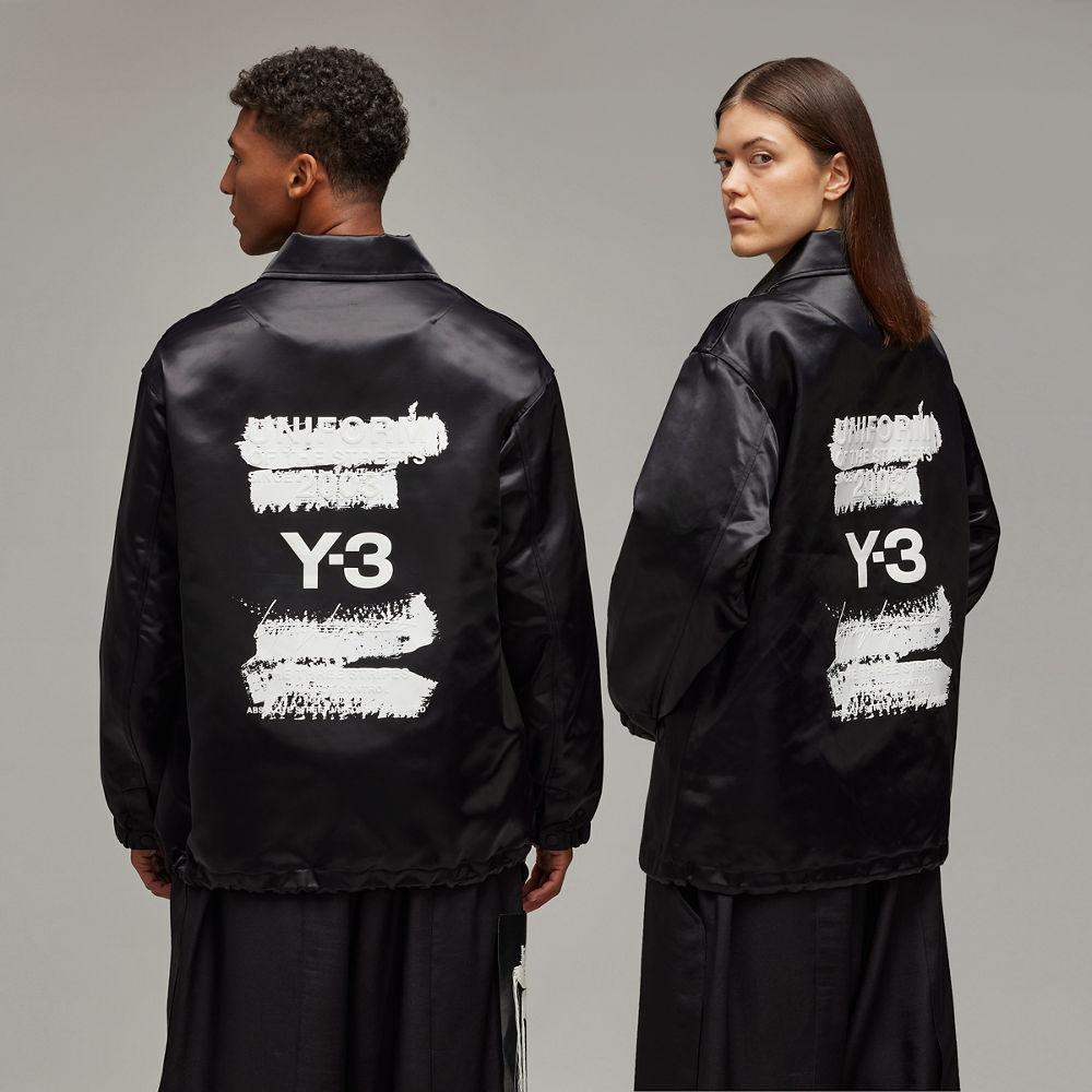 Y-3 GFX コーチロゴプリント ドローストリング ジャケット