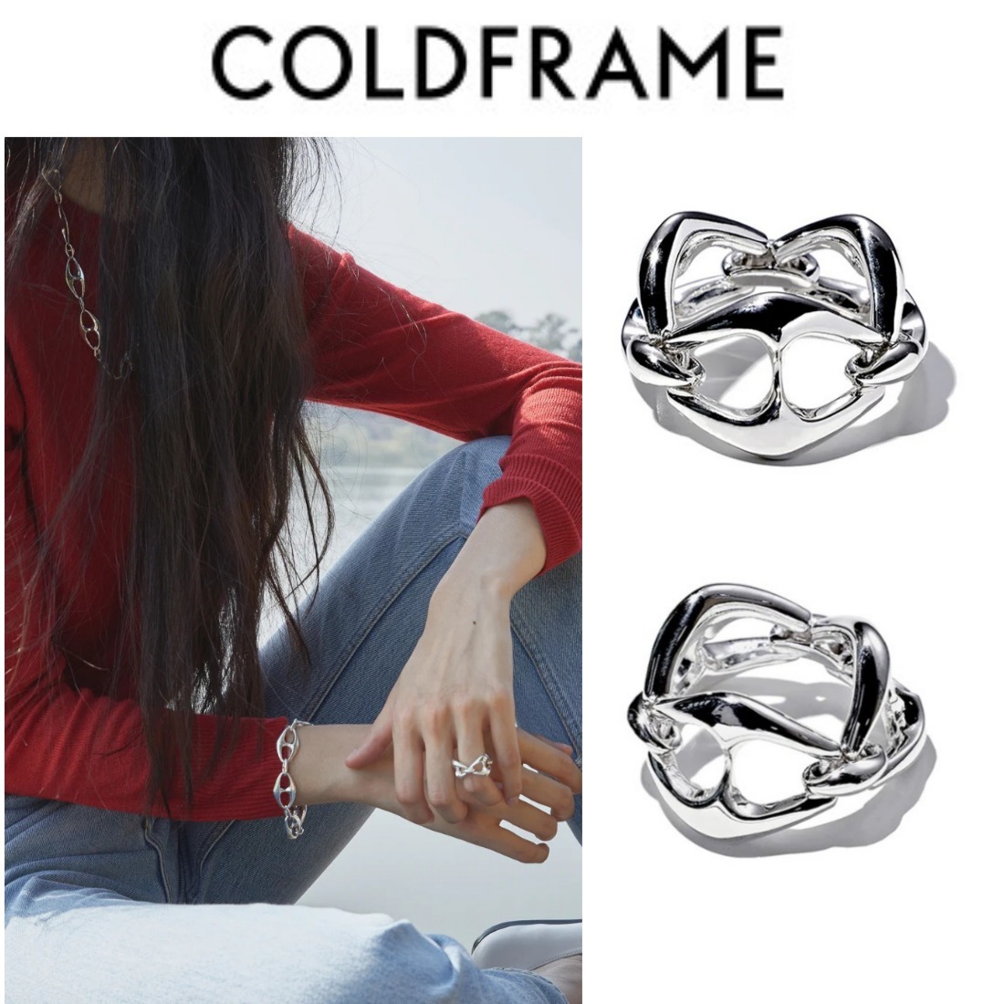 指輪・リング [COLDFRAME] CF ANCHOR CHAIN RING LARGE