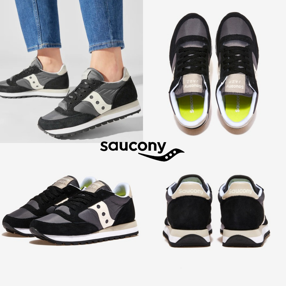 【SAUCONY 】★JAZZ ORIGINAL BLACK CREAM★S1044-679★人気★