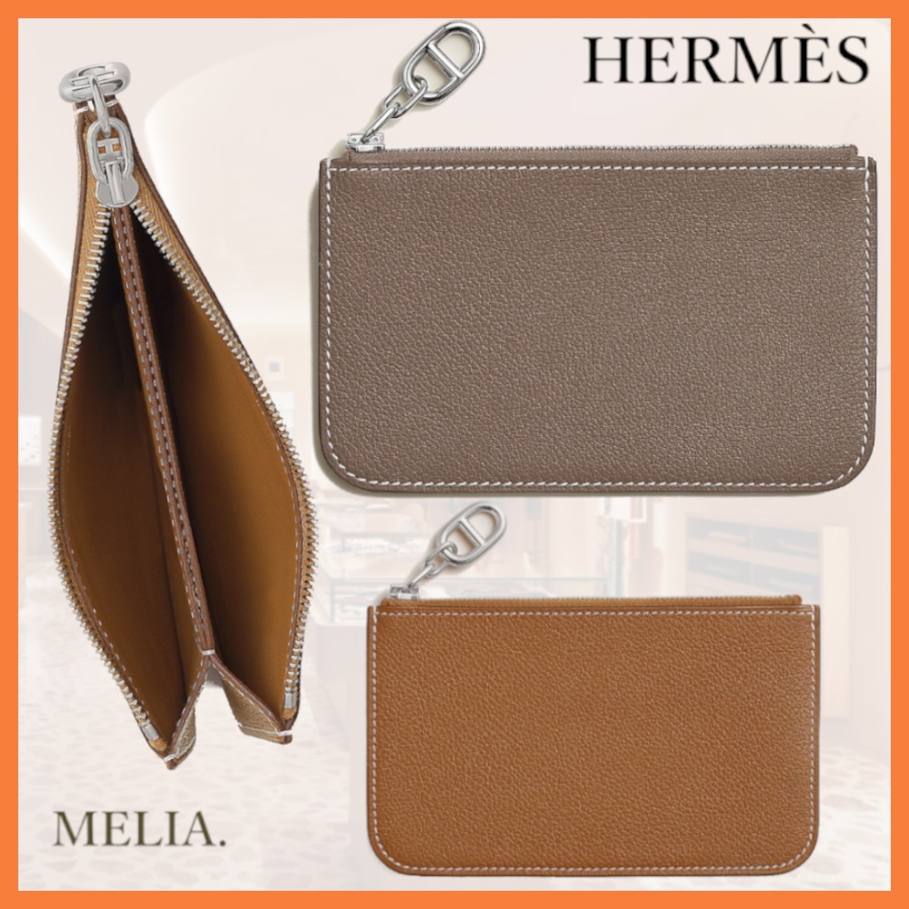 【入手困難！】HERMES Zipengo シェーヌダンクル カードホルダー