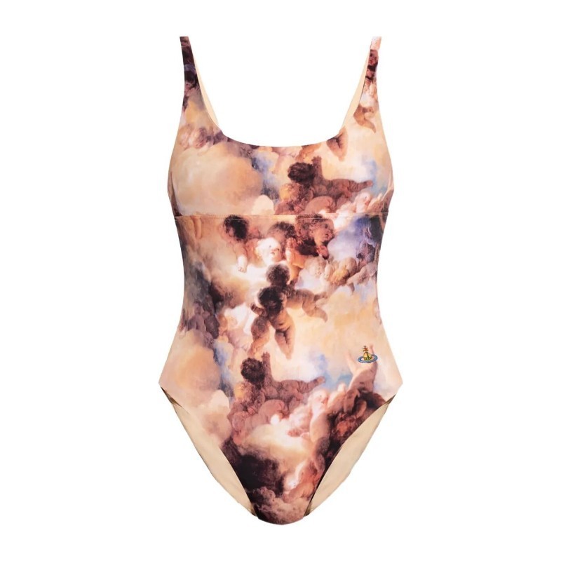 ワンピース水着 Vivienne Westwood CHERUBS STRAIGHT LINE SWIMSUIT