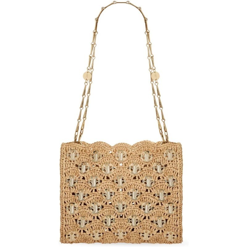 ショルダーバッグ・ポシェット Rabanne SS25 1969 SQUARE TOTE BAG (24FSS0442NAT026 M227)