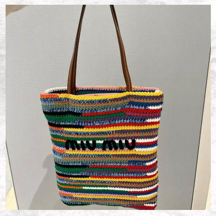 クロシェ かぎ針 MiuMiu(ミュウミュウ) トートバッグ(レディース