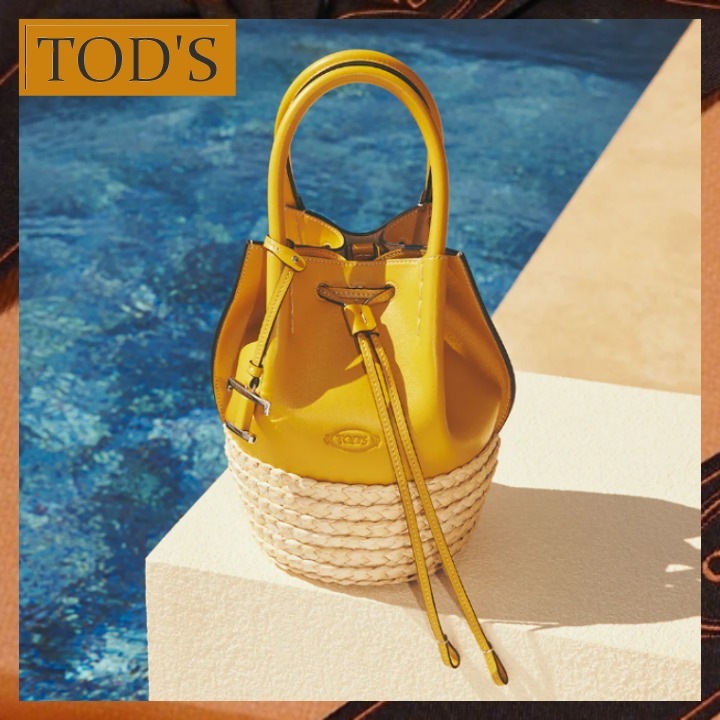 ☆日本限定カラー！3way OK☆【TOD'S】バケットバッグ ミニ 黄色