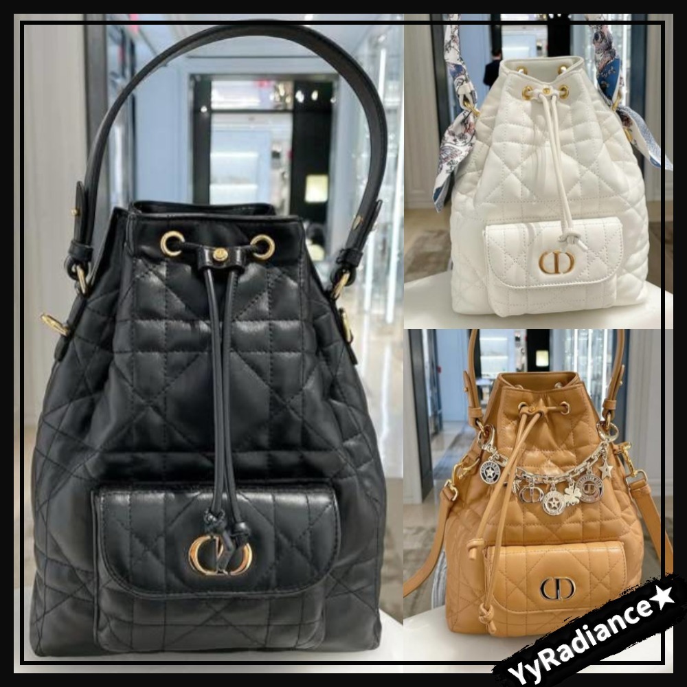 【使いやすくて可愛い形♡】DIOR バケットバッグ スモール