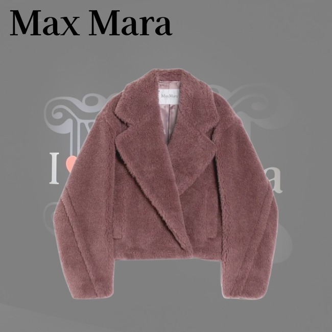 Max Mara♡ クロップドテディベアアイコンコート