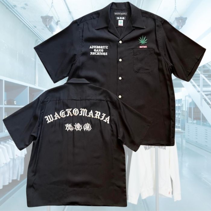【すぐ届く】WACKOMARIA × 舐達麻 × HIGHTIMES 50'Sシャツ