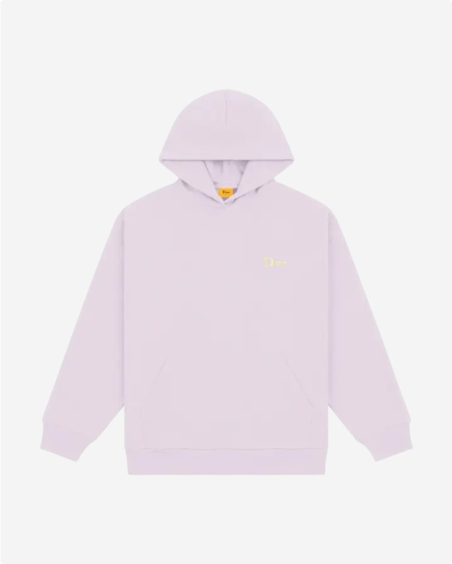 【DIME】 Classic Small Logo Hoodie / Dusty Pink