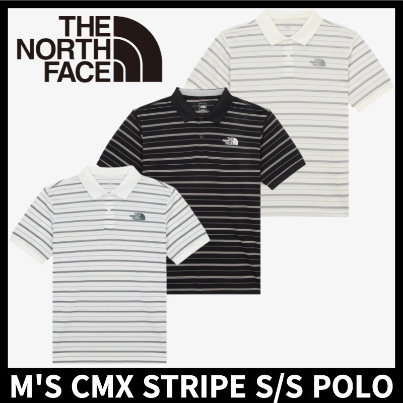 【THE NORTH FACE】M'S CMX STRIPE S/S POLO ★送料・関税込★